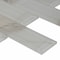 Ackland Linen Glow 12 in. x 12 in. Glossy Beveled Glass Subway Mosaic Wall Tile, 10PK AKM-G-LIGL2X6BSW-CA - alternate 3